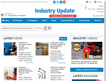 Tablet Screenshot of industryupdate.com.au